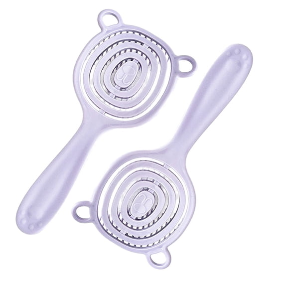 BESTSKY 2Pcs Cat Brush,Fast Shedding Control Dog Brush,Soothing Pet Massage Cat Stuff,Purple