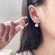 thumbnail image 4 of Pendientes con Clip de perlas de imitación, pendientes no perforados, Clip elegante para la oreja para mujer, accesorio de joyería diario para fiesta, 4 of 4
