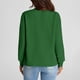 thumbnail image 5 of Camisas bonitas,Blusa de manga larga para mujer, cuello redondo, corte holgado, color liso, largo normal para uso diario, sopatenor, 5 of 8