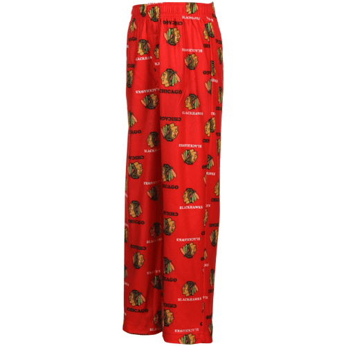 Chicago Blackhawks Kids Logo Print Lounge Pants Red by Outerstuff