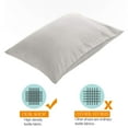 thumbnail image 4 of Flxxie 2 Pack Brushed Microfiber Toddler Pillowcases with Zipper Closure, Super Soft and Cozy Travel Pillow Covers, 13" x 18", Fits Pillows Sized 12"x16" 13"x18" 14"x19", Light Grey, 4 of 5