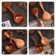 thumbnail image 2 of FELTECHELECTR Cucharón de madera para agua, multifunción, resistente al desgaste, para uso doméstico, 2 of 6