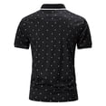 thumbnail image 3 of JAJAHO Polo Shirts For Men Polka Dot Summer Cotton Short Sleeve Golf Polos Wicking Performance Workout Versatile Tops, 3 of 9
