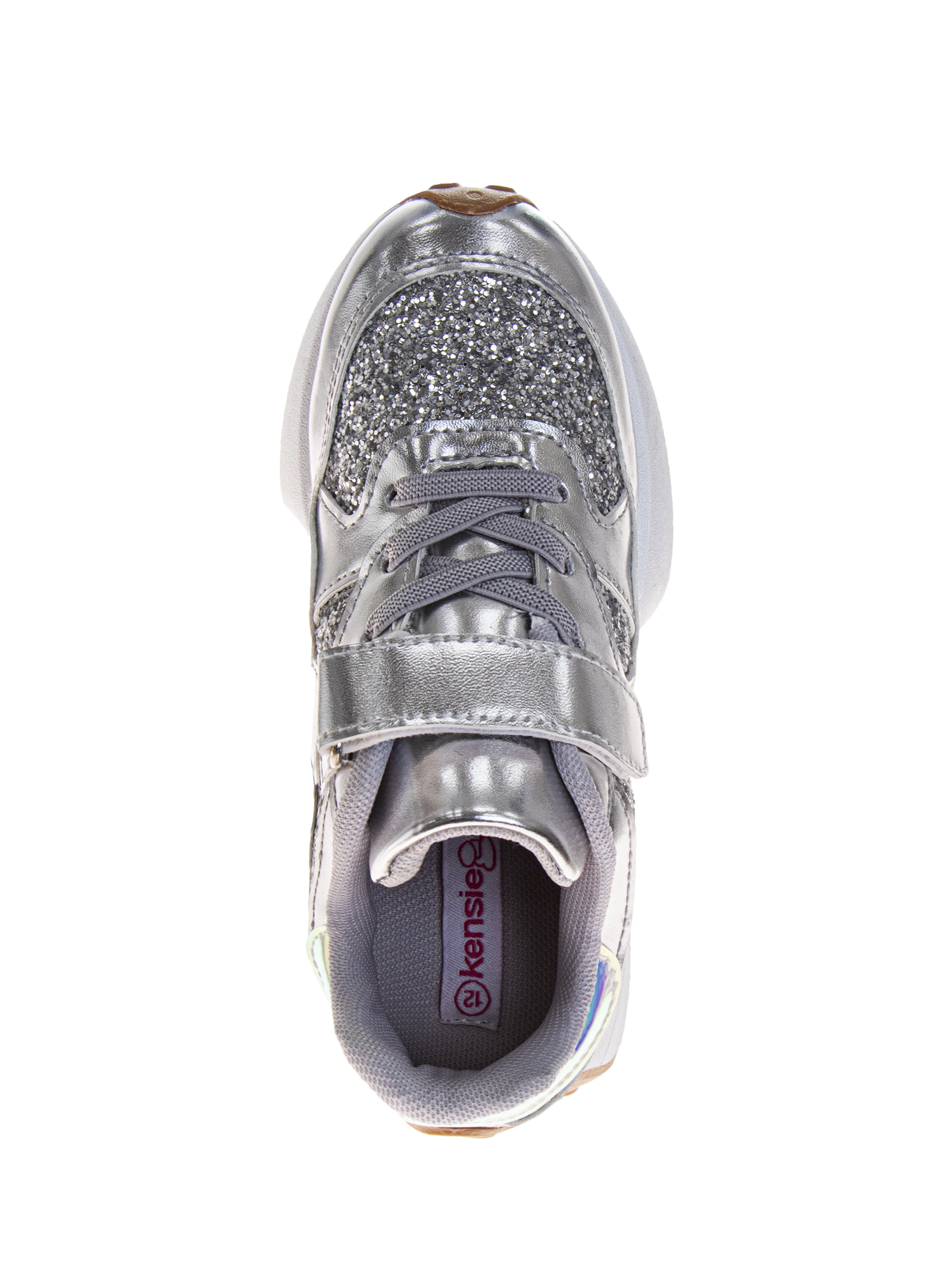 Kensie Girl Low Top Hook and Loop Closure Sneakers, Sizes 12-4