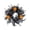 B, variant on 12 Inch Black Eucalyptus Halloween Wreath, Artificial Floral Door Wreath with Pumpkin Cutouts for Front Porch Indoor Door Halloween Party Gothic Home Decor