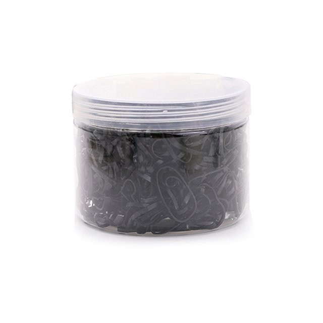 200 unidades/paquete de goma para el peloanillos elásticos para mujeres y niñassoporte para goma de cola de caballo Tmvgtek Cuidado Belleza