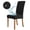 Jacquard-Black, variant on AIGIA Jacquard Chair Covers for Dining Room 1 Pack Stretch Dining Chair Cover Kitchen Parsons Chair Slipcovers for Home or Party