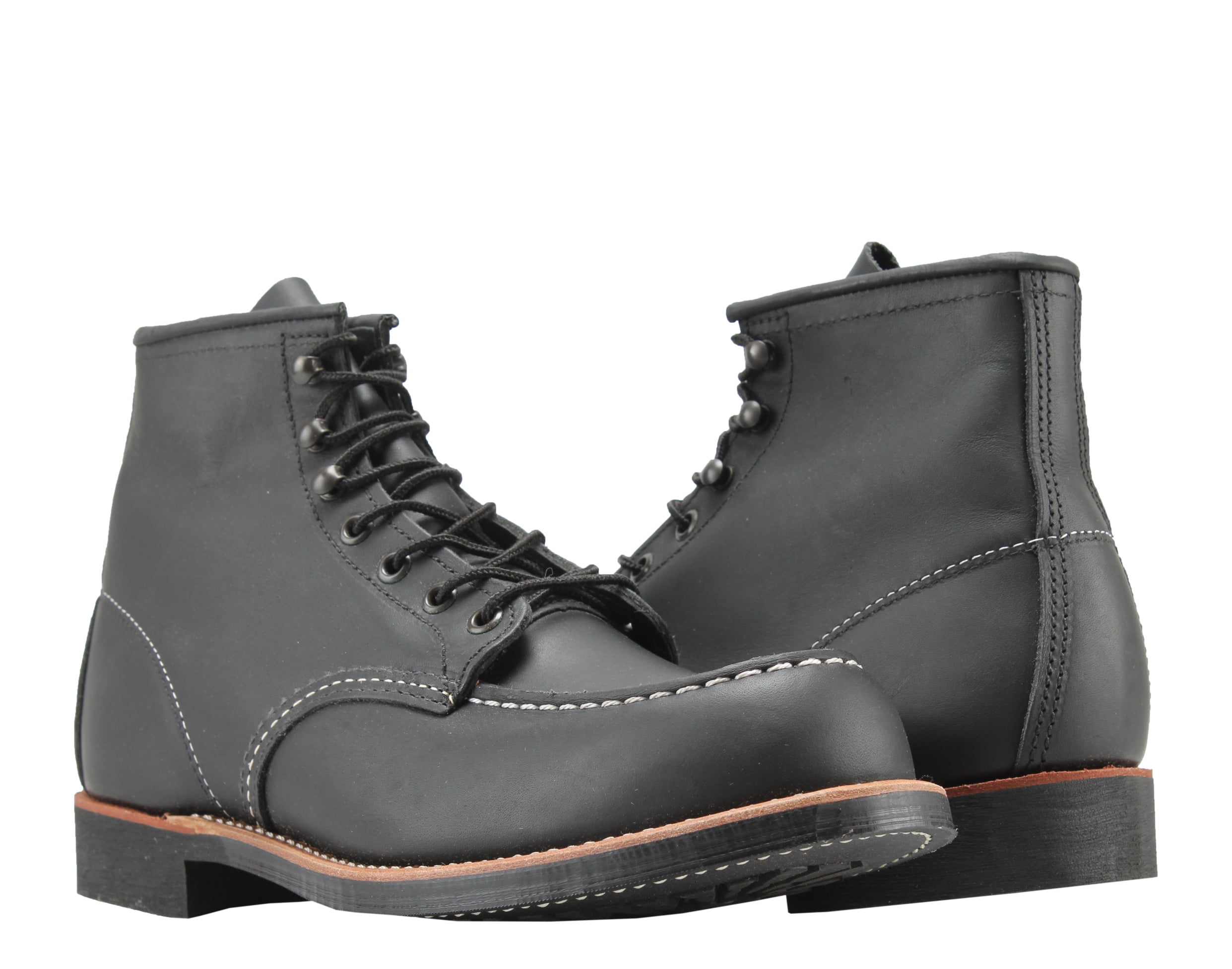 red wing cooper moc black