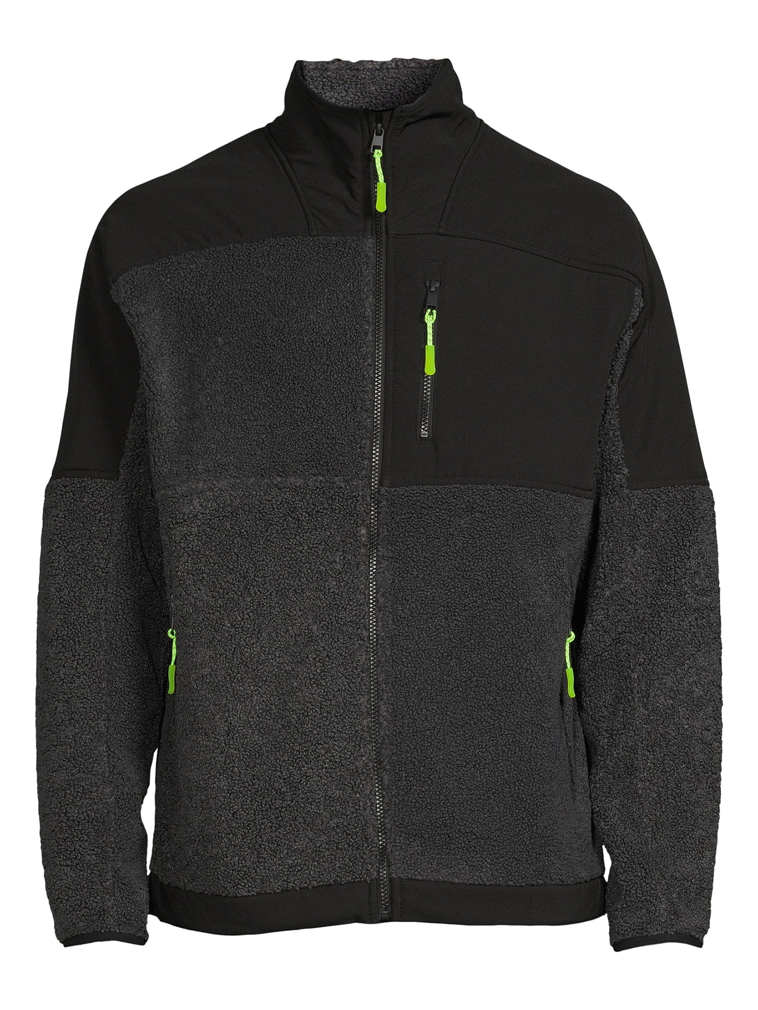 Russell Men's and Big Men's Faux Sherpa Jacket, Sizes up to 3XL