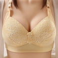 thumbnail image 4 of Cathalem Racerback Bras for Women Racerback Sports Bralette Seamless Wireless Comfort Br,Beige 85C, 4 of 5
