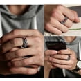 thumbnail image 4 of PiXiu Buddhist Heart Sutra Ring Feng Shui Ring Opening Adjustable Luck Ring, 4 of 17