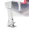 thumbnail image 3 of Trailer Swing Down Stabilizer Jack 290 to 455mm Adjustable 650lb Support 1000lb Lifting Capacity for RV Off Road Vehicle,1 * Handle stabilizer jack,Silver, 3 of 6