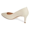 thumbnail image 2 of Louise et Cie Women's Jordyna Imported pointy-toe pump Porcelain Nude Pumps (6.5, PORCELAIN), 2 of 6