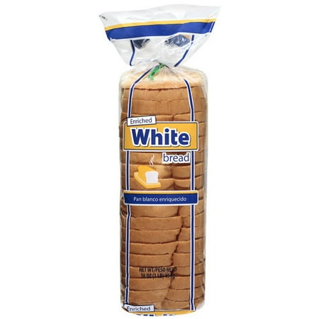 Great Value White Bread, 16 oz