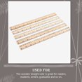thumbnail image 2 of Miangastore 10Set Household Straight Ruler Wood Measuring for Writers in Office, 2 of 9