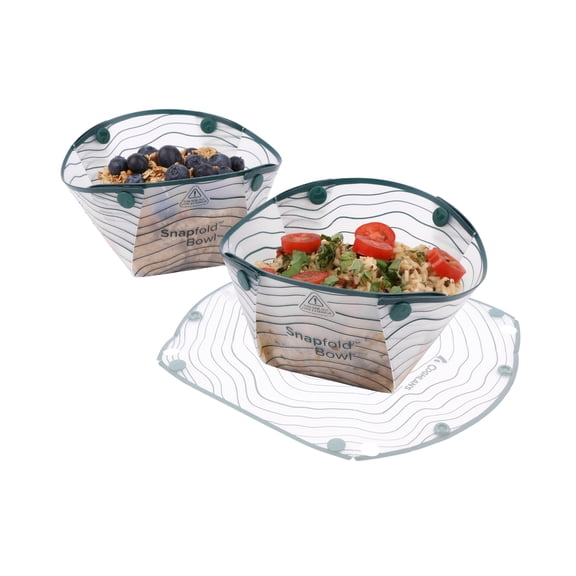 Coghlan's Snapfoldâ„¢ Collapsible Travel & Camping Bowls, 2-Pack