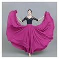 thumbnail image 3 of 720 Degree Chiffon Skirt For Women Gauze Skirt Large Swing Ballet Stage Practice Long Skirts Dancer Wear, 3 of 6