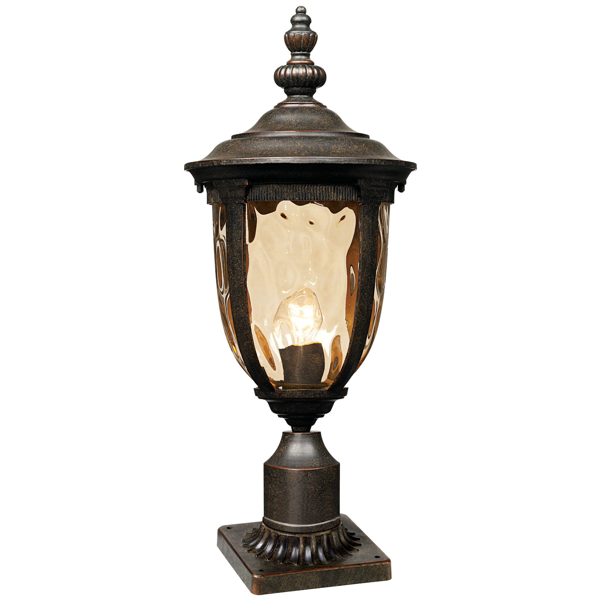 John Timberland Bellagio 24 1 2 H Bronze Post Light With Pier Mount John Timberland Bellagio 24 1 2 H Bronze Post Light With Pier Mount Adapter Com