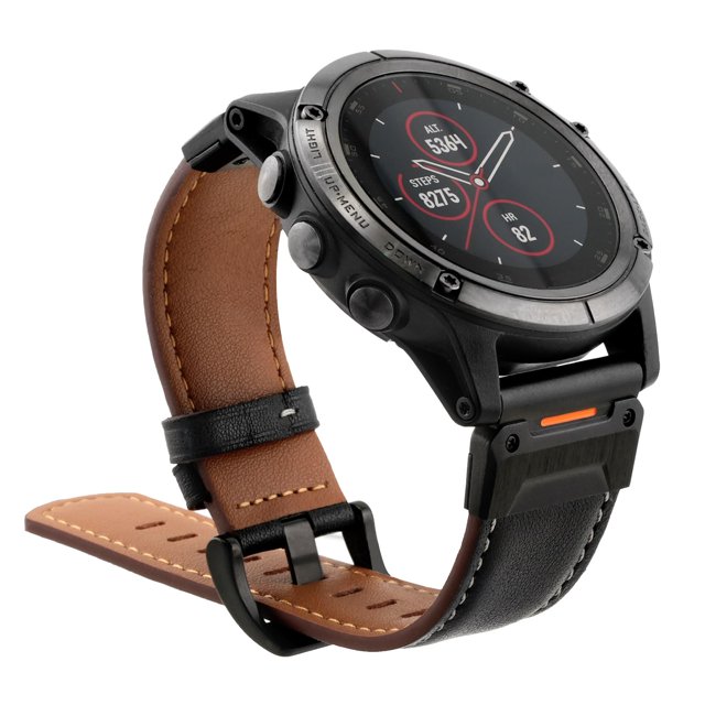 Correa de reloj Abanen Retro Classic Leather para Garmin Fenix 8 51 mm