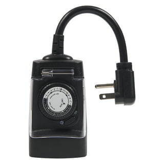 6 Outlet UL LISTED Outdoor Yard Stake Remote Control Light Sensor Digital  Timer – EconoSuperStore