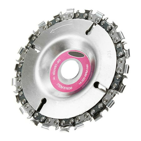 Cluxwal 4 Inch Grinder Disc Cutting & Engraving Angle Grinder Sanding Disc Chainsaw Circular Saw and Chain 22 Tooth Cutting