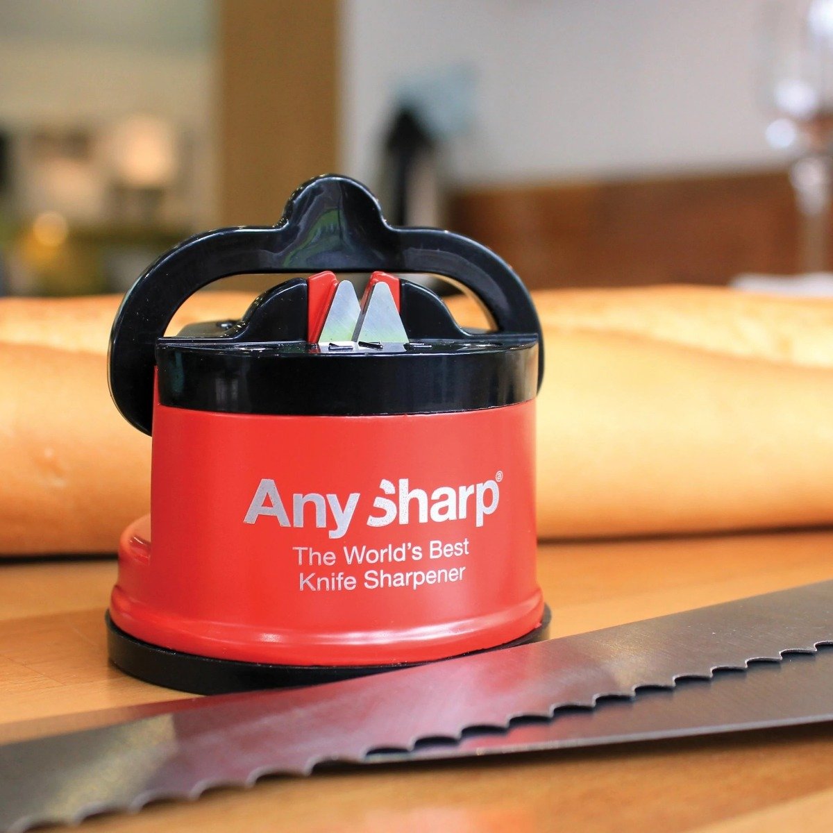 AnySharp Pro Knife Sharpener - Gunmetal