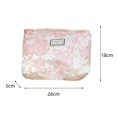 thumbnail image 2 of Bolsa de cosméticos con estampado de flores Bolsa de almacenamiento portátil retro suave para acampar estilo 3 Ehuebsd  Para Estrenar, 2 of 2