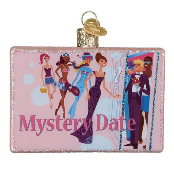 Old World Christmas Blown Glass Ornament for Christmas Tree, Mystery Date