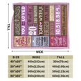 thumbnail image 3 of Wijzvio 20th Birthday Gift Throw Blanket Soft Fuzzy Fleece Blanket For Couch Bed Living Room Decoration 80"X60", 3 of 9