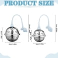 thumbnail image 3 of Stainless Steel Mesh Tea Ball,Tea Infuser Strainer Filter Diffuser for Loose Tea,Teas Infuser Strainer Filters for Tea,Tea Filters Strainer Home Cooked Meat Braised Stewed Tea Filter(1.96 Inch), 3 of 9