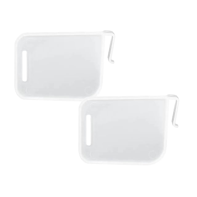 2PC Spoon And Lid Rest Plastic Refrigerator Clapboard Storage Box Adjustable Snap On Storage Box Refrigerator Pantry Grid Clapboard Divider Storage Box For Home Kitchen Office Supplies Clear