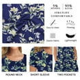thumbnail image 5 of ANYJOIN Women's Summer Casual T Shirt Dresses Short Sleeve Swing Dress Pockets M, 5 of 5