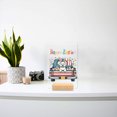 thumbnail image 3 of Happy Easter Maltese American Flag Truck Bunny Ears Acrylic Plaque Sign Ashwood Base Maltese Dog Lover Gifts Idea Home Desk Decor - 03001, 3 of 5
