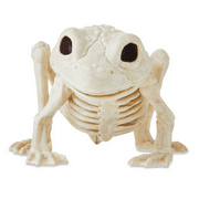 Halloween Faux Skeleton Frog, 5" x 4.5" Outdoor Decoration, by Way To Celebrate