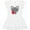 AA-White, variant on Inktastic Heart Cat Girls Baby Dress