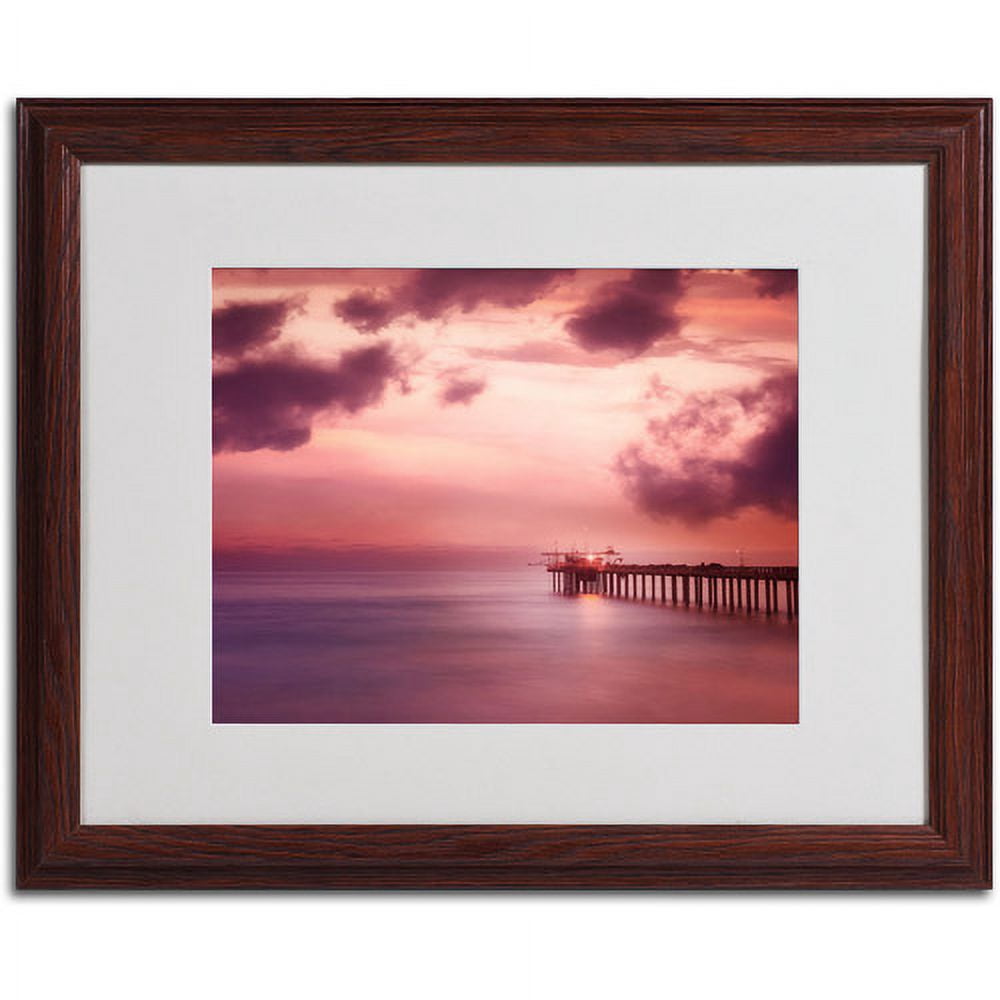 Trademark Fine Art "Rose Bonbon" Matted Framed Art by Philippe Sainte-Laudy