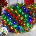 thumbnail image 1 of Neumáticos navideños Efunly 100 LED de 1,5 x 1,5 m, 8 modos, resistentes al agua, 1 of 6