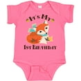 thumbnail image 3 of Inktastic 1st Birthday Woodland Fox Boys or Girls Baby Bodysuit, 3 of 5