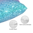 thumbnail image 5 of Kll Multicolor Glitter Pillow Covers Envelope Closure,Super Soft And Cozy Fuzzy Fleece Pillow Case Cover 14"X20", 5 of 9