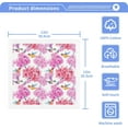 thumbnail image 3 of GZHJMY Cherry Blossm with Hummingbird Washcloth Set of 4 Pcs 100% Cotton Small Face Towel, 12 x 12 inch Washcloths, 3 of 7