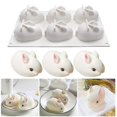 thumbnail image 1 of 3d Cake Decorating Silicone Molds Bunny Rabbit Silicone Molds For Baking Dessert Cake Mold, 1 of 5