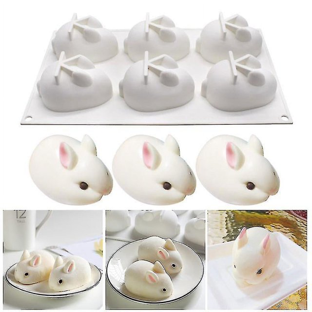 3d Cake Decorating Silicone Molds Bunny Rabbit Silicone Molds For Baking Dessert Cake Mold