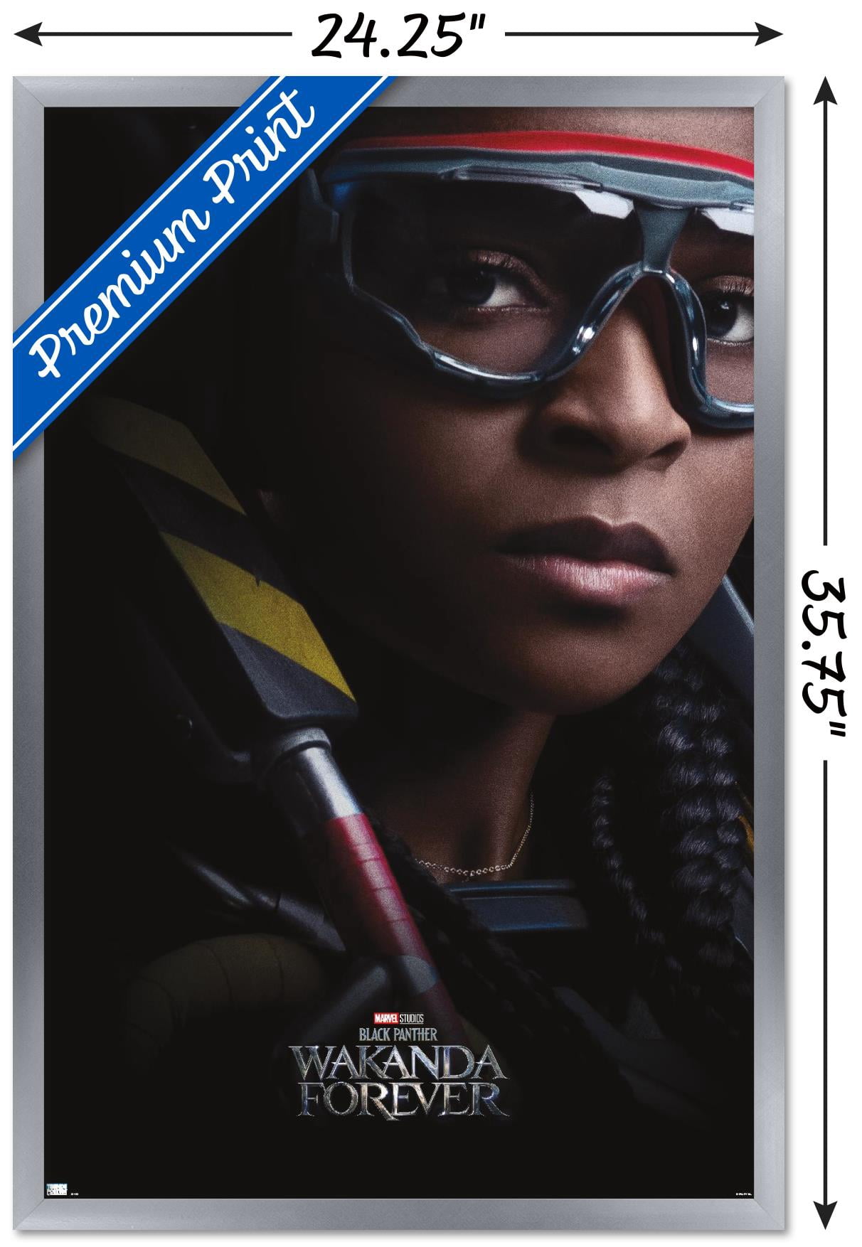 Marvel Black Panther: Wakanda Forever - Ironheart One Sheet Wall Poster, 22.375" x 34" Framed