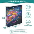 thumbnail image 5 of BZSMCE Ring Binders Heartfelt Blooms Presentation1.5-inch, Slant Ring One-Touch, 5 of 9