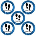 thumbnail image 2 of Coofit 5PCS Floor Sign Waterproof Universal Adhesive Social Distancing Floor Decal, 2 of 10