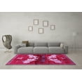 thumbnail image 3 of Ahgly Company Indoor Rectangle Animal Pink Traditional Area Rugs, 2' x 5', 3 of 4