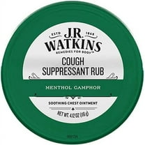 JR Watkin's Menthol Camphor Cough Suppresant Ointment 4.13 oz