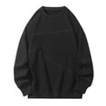 thumbnail image 1 of WILLBEST Sweat à Capuche pour Hommes Automne et Hiver 2023 Nouveau Col Rond Ample Sans Chapeau, 1 of 6