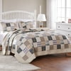 Global Trends Ozark Traditional 100% Cotton Reversible Quilt Set, 2-Piece Twin/Twin XL