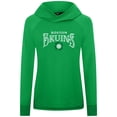 thumbnail image 2 of Women's Levelwear Kelly Green Boston Bruins St. Patrick's Day Slender Raglan Hoodie, 2 of 3